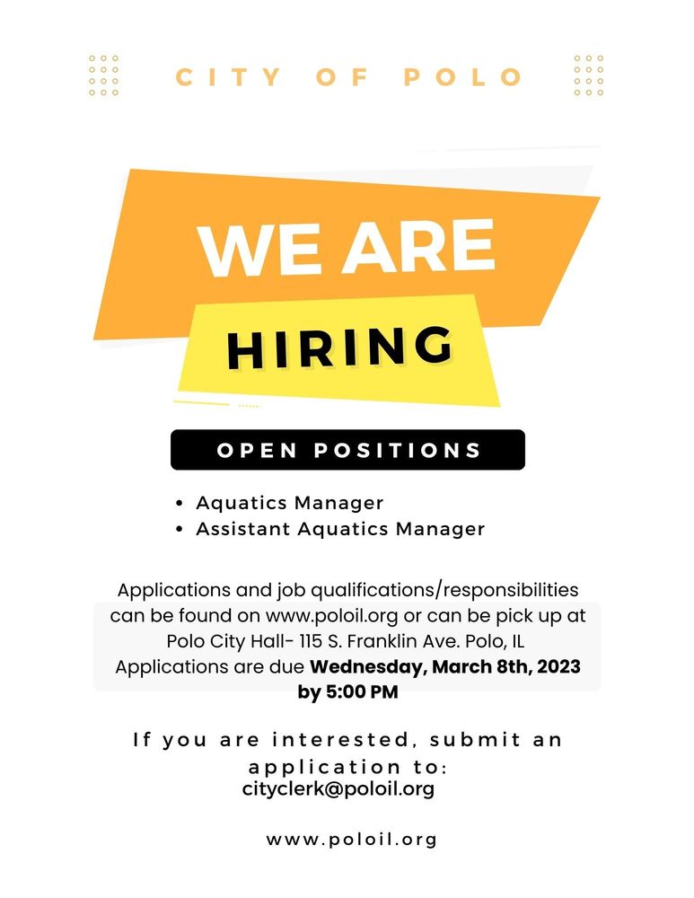 We are hiring flyer 